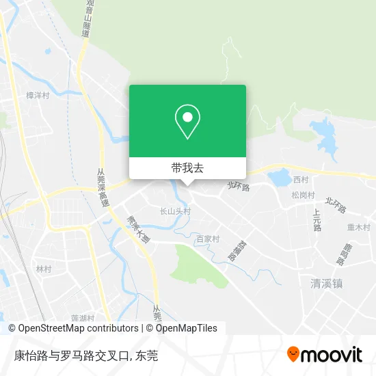 康怡路与罗马路交叉口地图