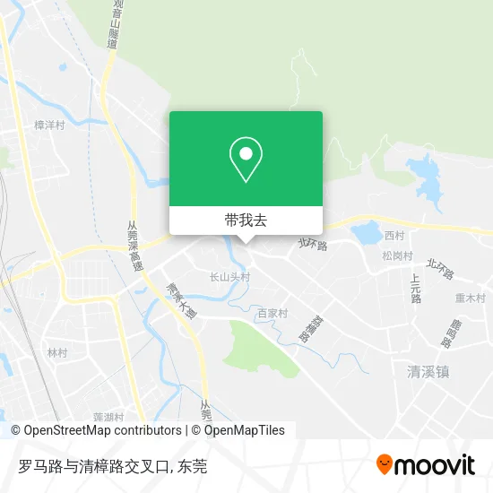 罗马路与清樟路交叉口地图
