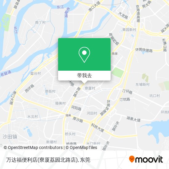 万达福便利店(寮厦荔园北路店)地图