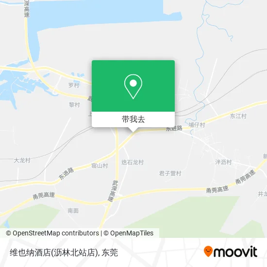 维也纳酒店(沥林北站店)地图