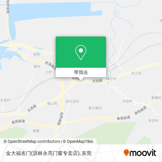 金大福名门(沥林永亮门窗专卖店)地图