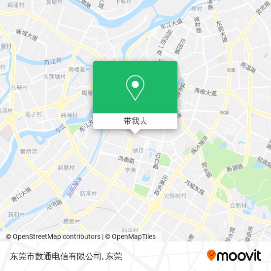 东莞市数通电信有限公司地图