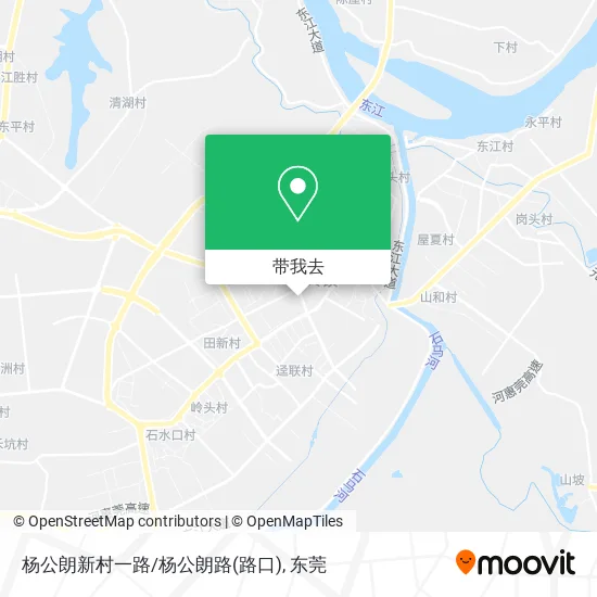 杨公朗新村一路/杨公朗路(路口)地图