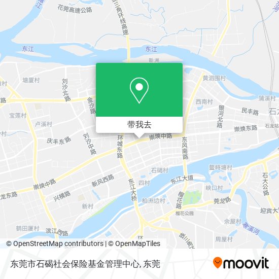 东莞市石碣社会保险基金管理中心地图