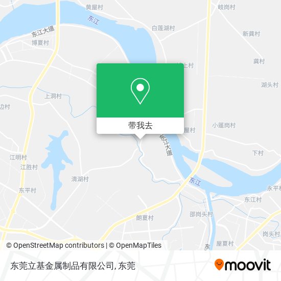 东莞立基金属制品有限公司地图