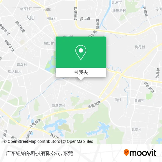 广东钮铂尔科技有限公司地图