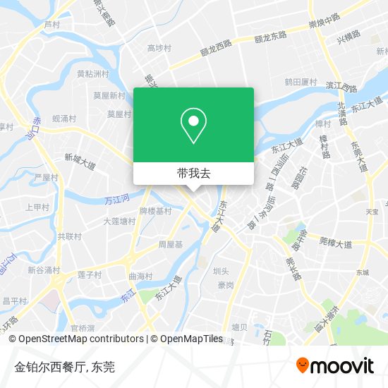 金铂尔西餐厅地图