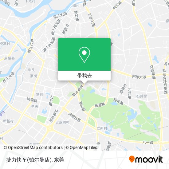 捷力快车(铂尔曼店)地图