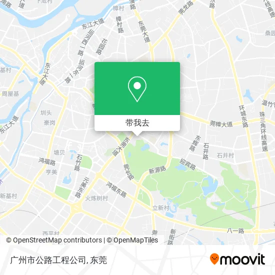 广州市公路工程公司地图
