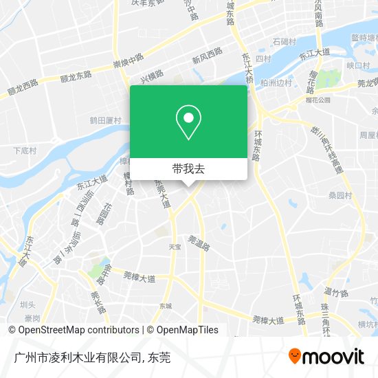 广州市凌利木业有限公司地图