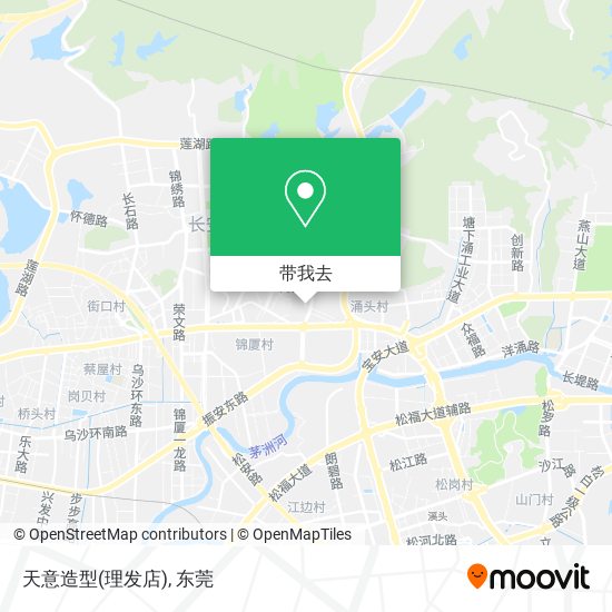 天意造型(理发店)地图