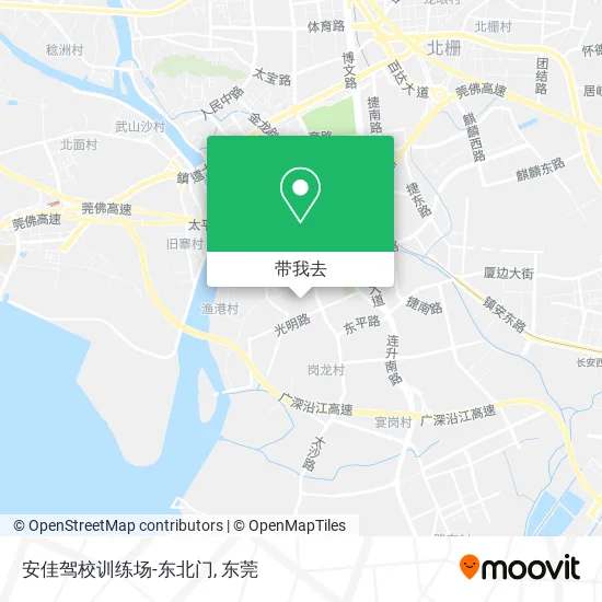 安佳驾校训练场-东北门地图