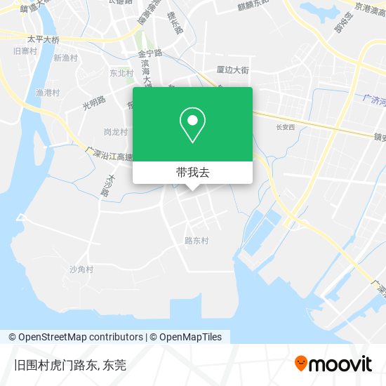 旧围村虎门路东地图