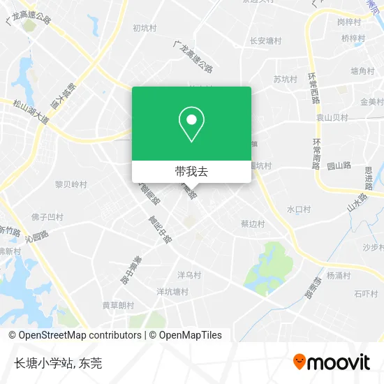 长塘小学站地图