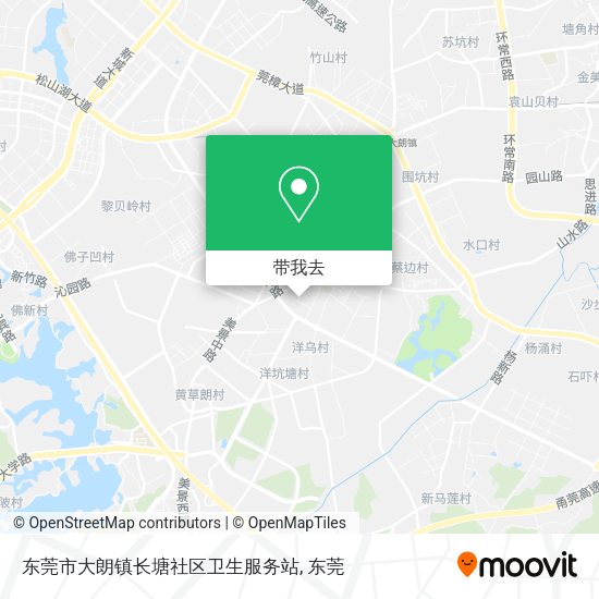 东莞市大朗镇长塘社区卫生服务站地图