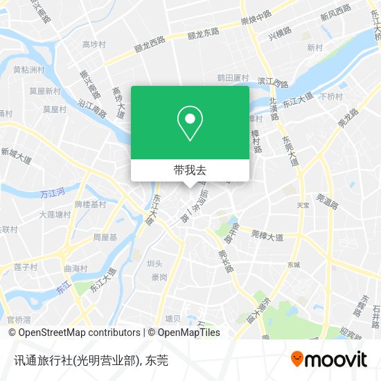 讯通旅行社(光明营业部)地图