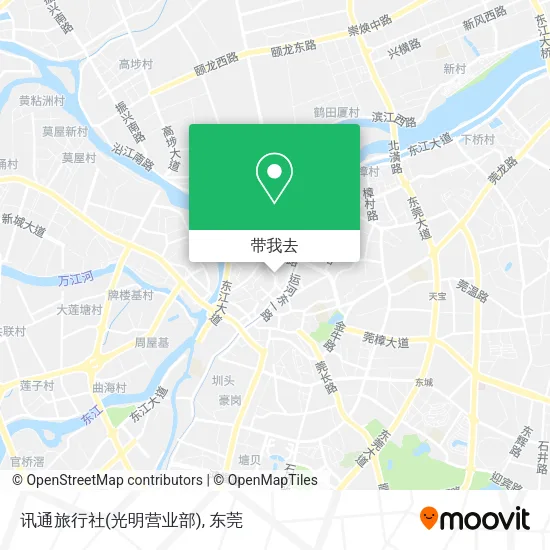 讯通旅行社(光明营业部)地图