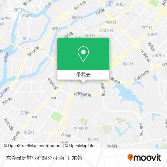 东莞绿洲鞋业有限公司-南门地图