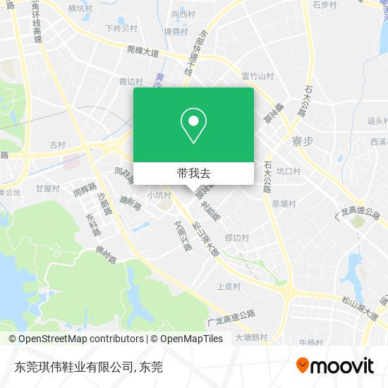 东莞琪伟鞋业有限公司地图