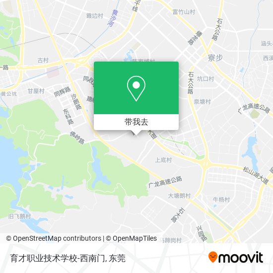 育才职业技术学校-西南门地图