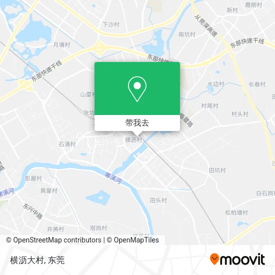 横沥大村地图