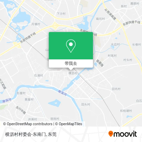 横沥村村委会-东南门地图
