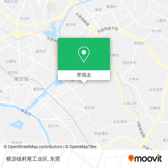 横沥镇村尾工业区地图