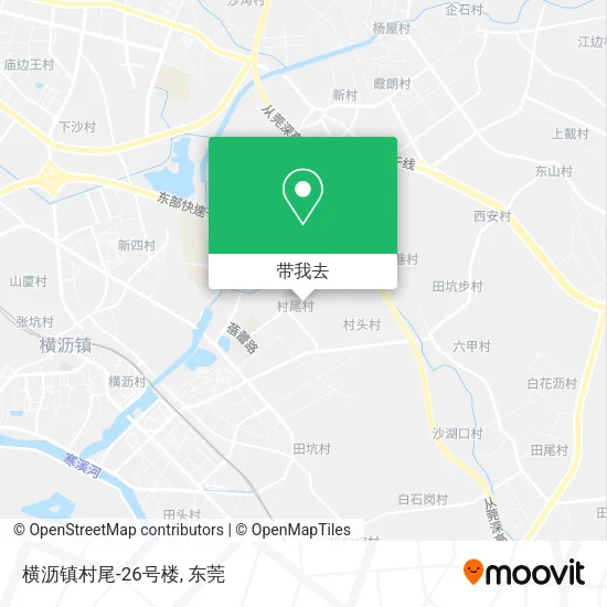 横沥镇村尾-26号楼地图
