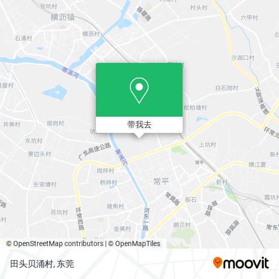 田头贝涌村地图