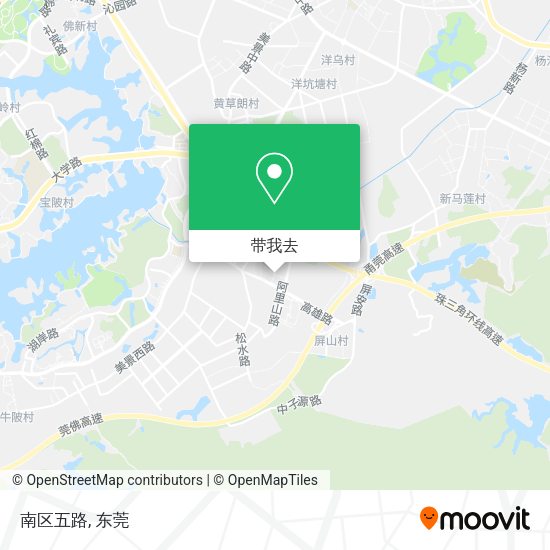 南区五路地图