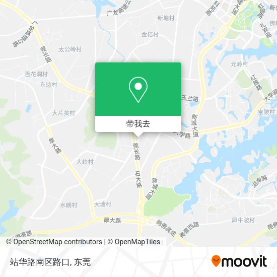 站华路南区路口地图