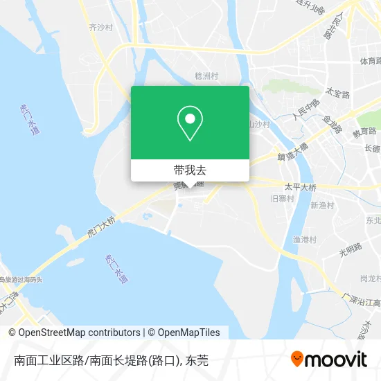 南面工业区路/南面长堤路(路口)地图