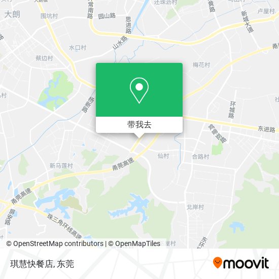琪慧快餐店地图