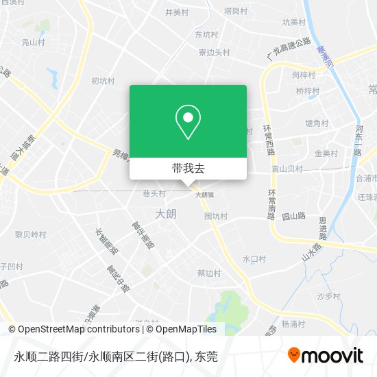 永顺二路四街/永顺南区二街(路口)地图