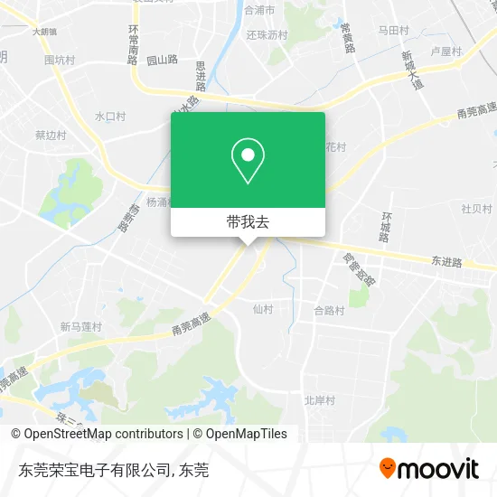 东莞荣宝电子有限公司地图