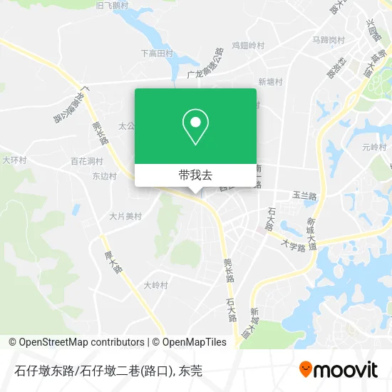 石仔墩东路/石仔墩二巷(路口)地图