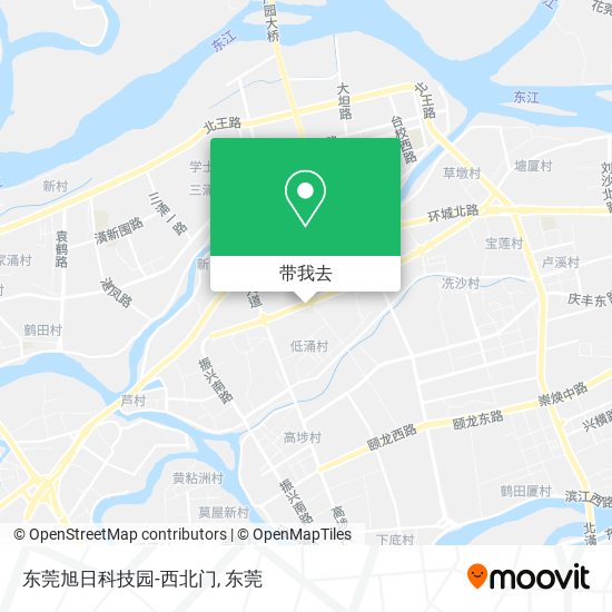 东莞旭日科技园-西北门地图