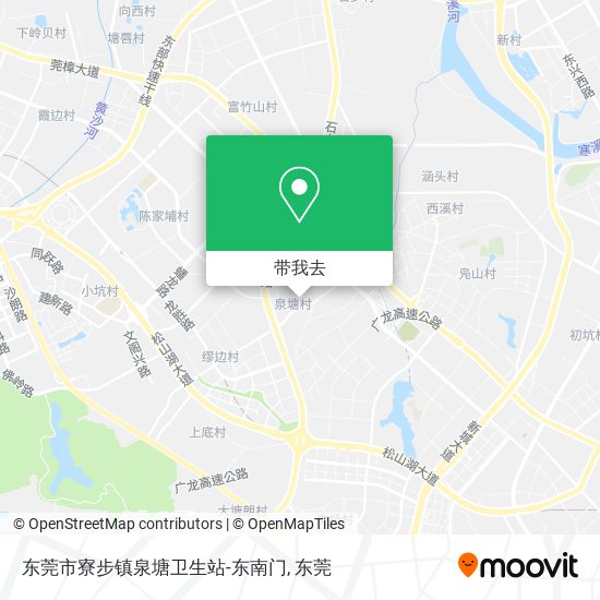 东莞市寮步镇泉塘卫生站-东南门地图