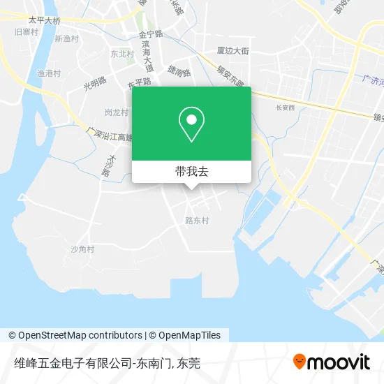 维峰五金电子有限公司-东南门地图