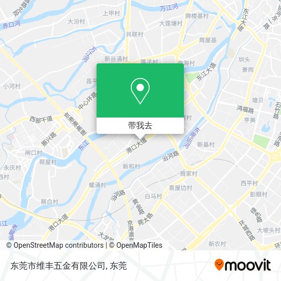 东莞市维丰五金有限公司地图