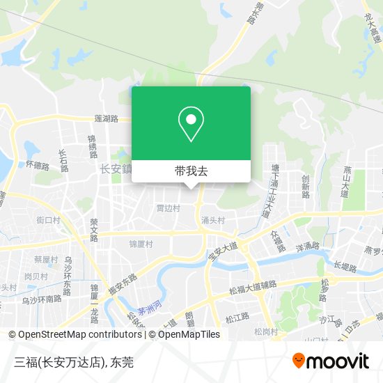 三福(长安万达店)地图