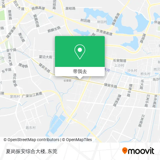 夏岗振安综合大楼地图