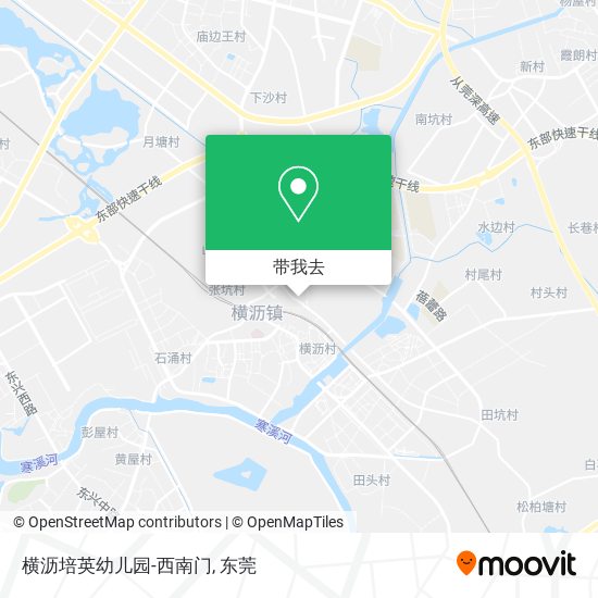 横沥培英幼儿园-西南门地图