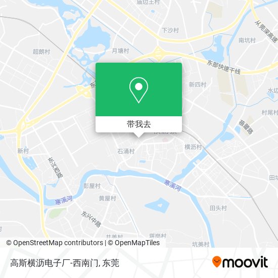高斯横沥电子厂-西南门地图