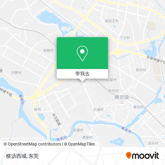 横沥西城地图