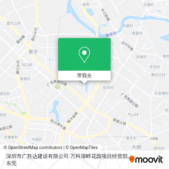 深圳市广胜达建设有限公司·万科湖畔花园项目经营部地图