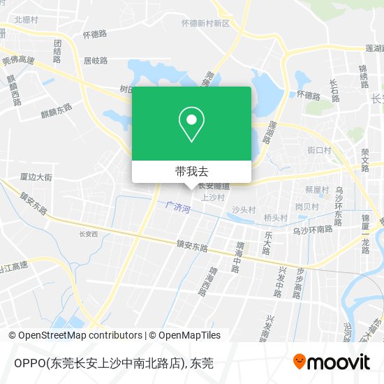 OPPO(东莞长安上沙中南北路店)地图