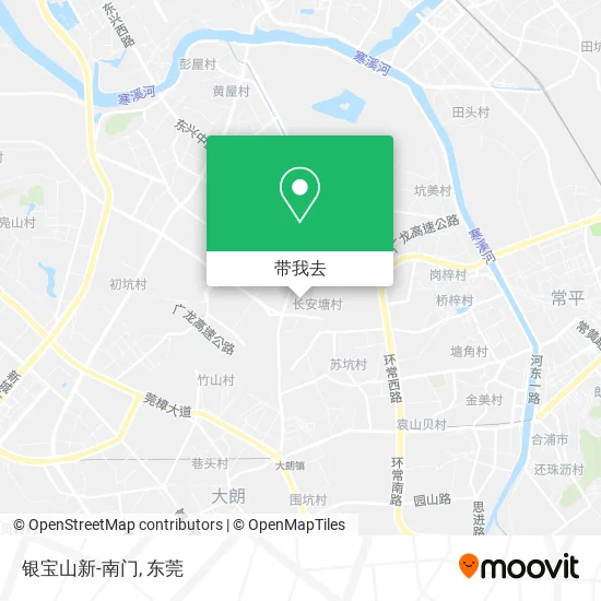银宝山新-南门地图