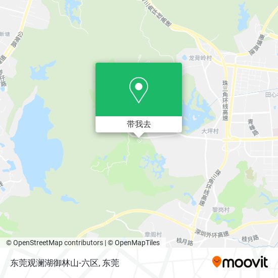 东莞观澜湖御林山-六区地图