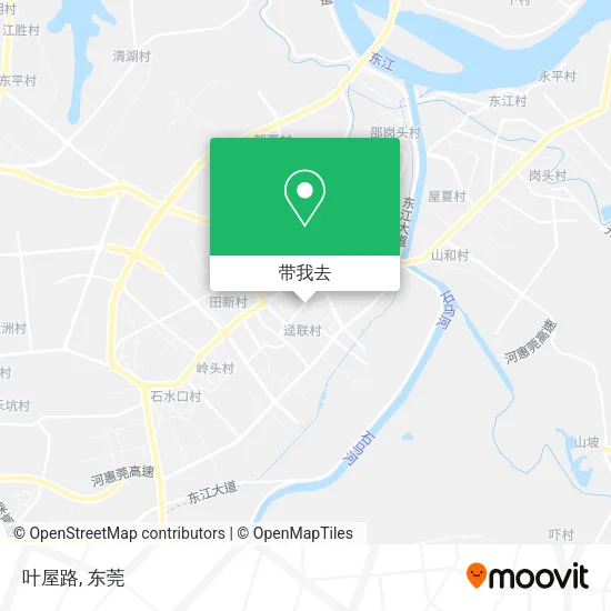 叶屋路地图
